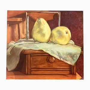 Still Life with Pears, 1980s, Paint