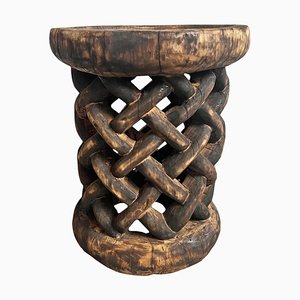 Sgabello vintage Bamileke Burn