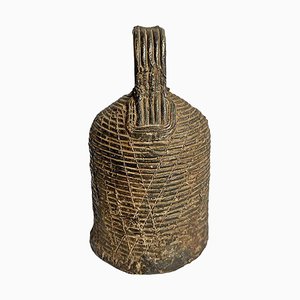 Campana Igbo antica in bronzo dell'Africa occidentale