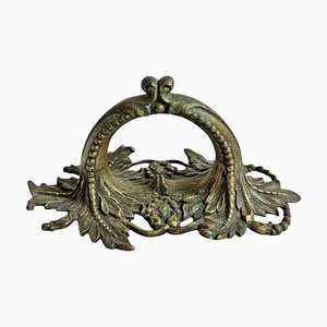 Antique Art Nouveau Brass Handle Pull