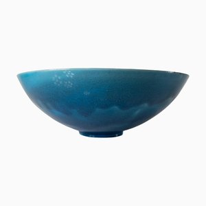 Danish Modern Bing & Grondahl Turquoise Blue Bowl