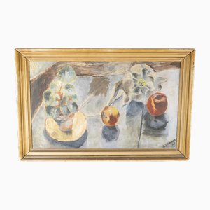 Untitled, Abstract Still Life Painting, Framed