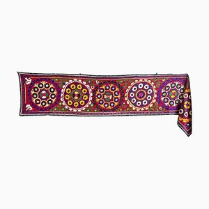 Vintage Colorful Suzani Runner Textile