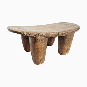 Vintage Lobi Wood Stool