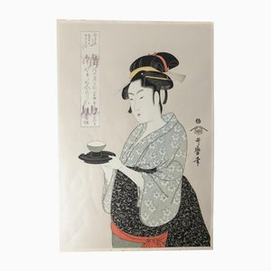 After Kitagawa Utamaro, Ukiyo-E, Woodblock Print, 1890s