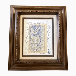 Wayne Cunningham, Untitled, 1980s, Ink on Paper, Framed