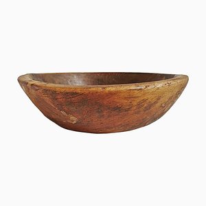 Vintage Teak Wood Bowl, India