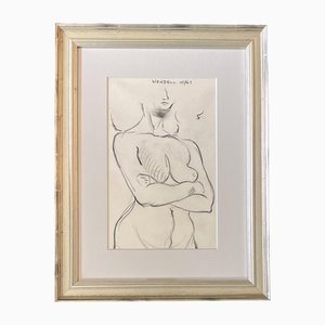 Untitled, 1920s, Charcoal, Framed
