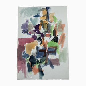 Anthony Ferrara, Ohne Titel, 1960er, Aquarell auf Papier