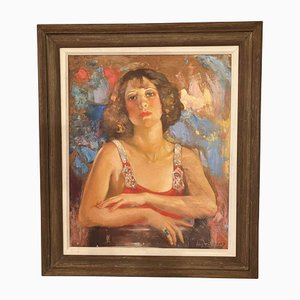 Untitled, 1920s, Painting on Canvas, Framed