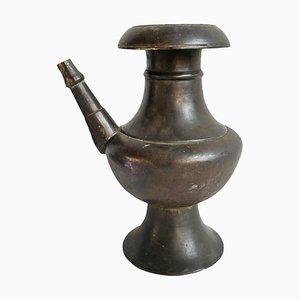 Hervidor indio vintage de bronce