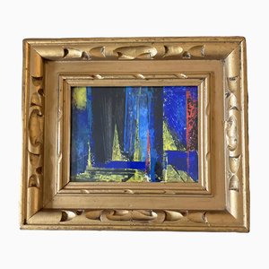 Nobel, 1970s, Paint on Paper, Framed