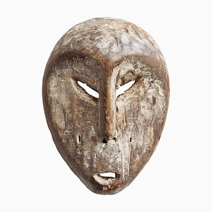 Maschera vintage in legno Lega