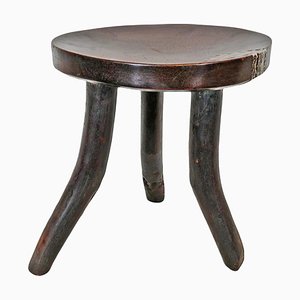 Vintage Luo Tribal Wood Stool