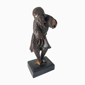 Figura in legno intagliato, Giappone, XVIII secolo