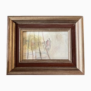 Untitled, 1960s, Watercolor on Paper, Framed