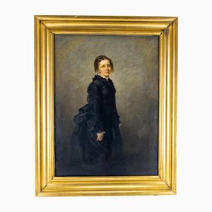 Mrs. Towle, Ohne Titel, 1800er, Gemälde auf Leinwand, Gerahmt