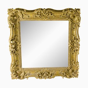 19th Century Victorian Louis XV Rococo Style Gilt Carved Wood Frame