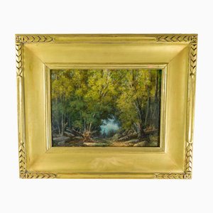 Untitled, 1800s, Paint, Framed