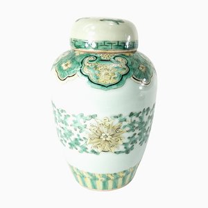 Vase en Pot à Gingembre avec Marque Qianlong, Chine, 19ème Siècle