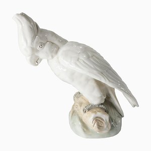 Figura de cacatúa de la regencia de Hollywood checa del siglo XX de Amphora