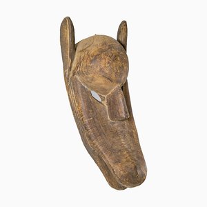 Maschera tribale decorativa Bamana Kore africana, XX secolo, Mali