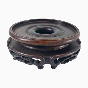 19th Century Chinese Fine Carved Rosewood Display Stand Base