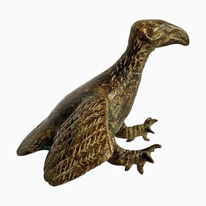 Bronze Akan Vulture Figurine