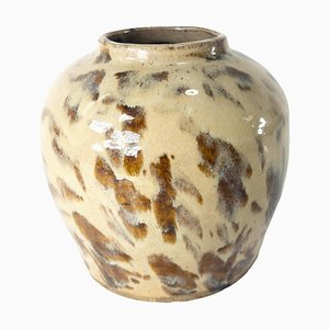 Early 20th Century Chinese Flambe Transmutation Glazed Ginger Jar