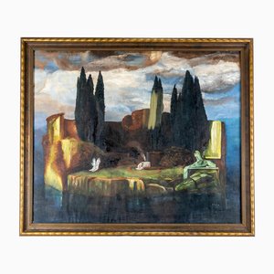 Untitled, 1920s, Oil on Canvas, Framed