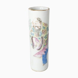 Chinesischer Yongzheng Famille Rose Sleeve Vase, 19. Jh.