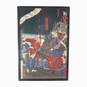 Ukiyo-E, grabado en madera, década de 1890