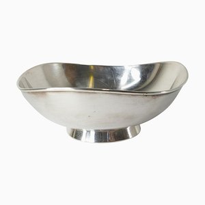 Modernistische Mid-Century Schale aus Sterlingsilber von Gorham