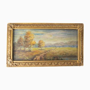 Illegibly, Untitled, 1800s, Oil on Canvas, Framed