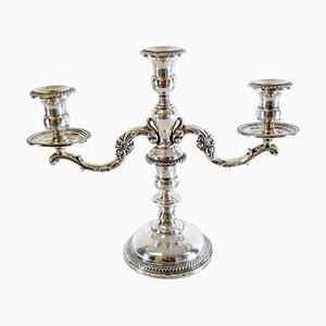 Candélabre Style Victorien en Argent Massif du 20ème Siècle par Amston