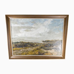 Landscape, 1890s, Painting on Canvas, Framed