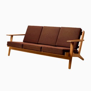 Mid-Century Modern Model Ge-290 Sofa attributed to Hans J. Wegner for Getama, Denmark