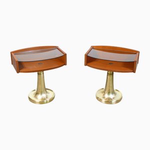 Vintage Bedside Tables by Ronchetti & Porro, Set of 2