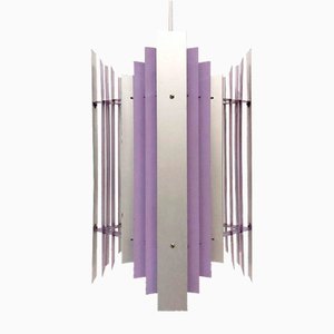 Lampada da soffitto viola di Thue Christensen & Bent Nordsted per Nordisk Solar, Danimarca, anni '60