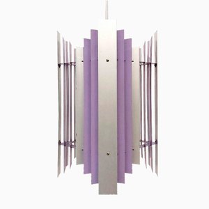 Purple Ceiling Lamp by Thue Christensen and Bent Nordsted for Nordisk Solar, Denmark, 1960s