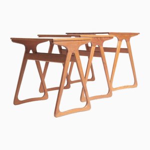 Tables Gigognes, Danemark, 1960s, Set de 3