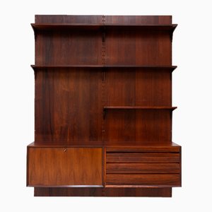 Vintage Danish 2-Bay Rosewood Modular Wall Unit by Poul Cadovius for Cado, 1960s