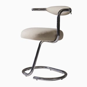 Metal Cobra Chair by Giotto Stoppino