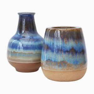 Mid-Century Modern Art Pottery Vases by Michael Andersen, 1960s