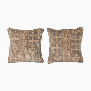 Housses de Coussin en Tapis Pastel, Turquie, 2010s, Set de 2