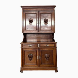 Napoleon III Doppel-Sideboard aus Mahagoni