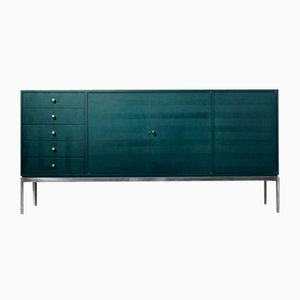 Mid-Century German Modern High Turquoise Sideboard with Drawers, 1970s