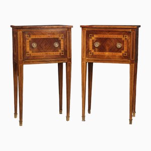 Tables de Chevet Style Louis XVI, 1960, Set de 2