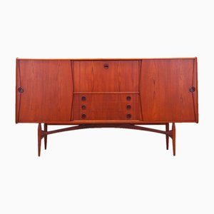 Danish Teak Highboard, 1970s