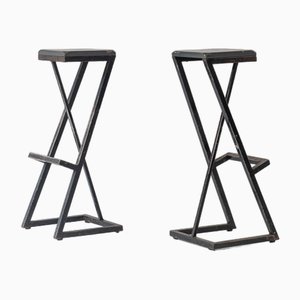 Set of Vintage Prototype Bar Stools, 1950s